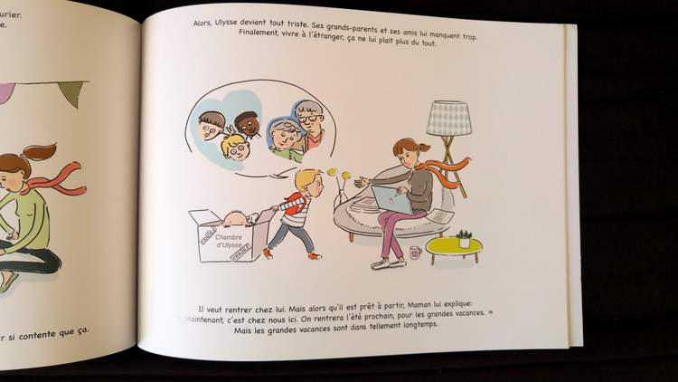 Elise 7 ans expatriée, un livre enfant parler du deuil en expatriation