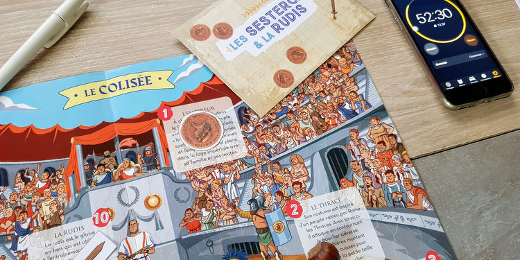 Escape game junior : Rome Antique - Un livre dans ma valise